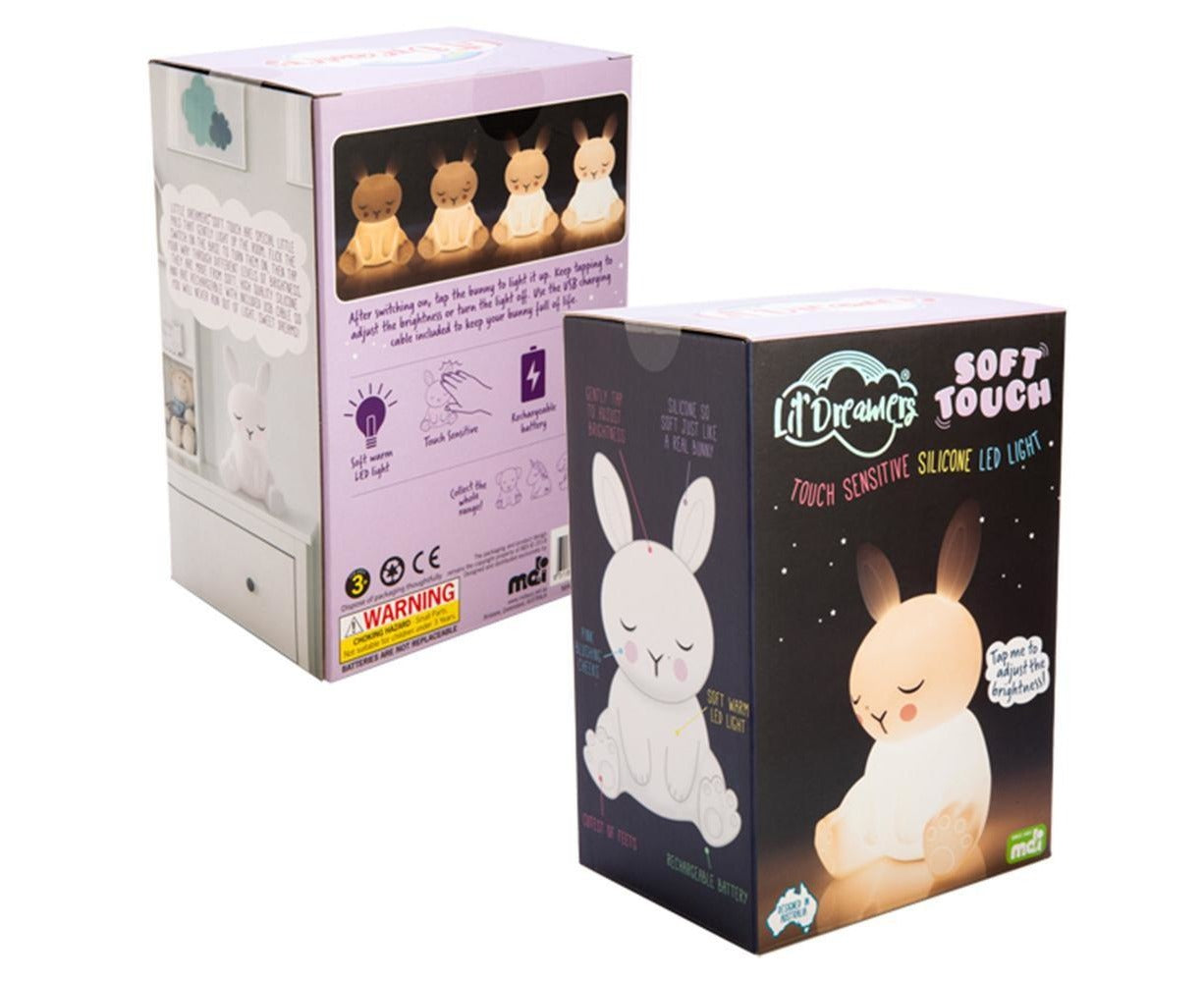 Lil Dreamers Bunny Soft Touch LED Night Light / Lamp