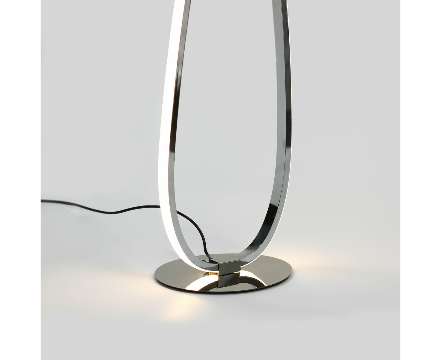 Infinite LED Floor Lamp - Chrome