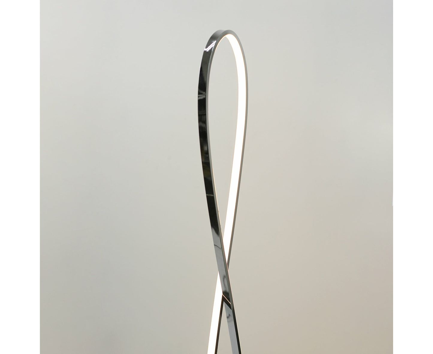 Infinite LED Floor Lamp - Chrome