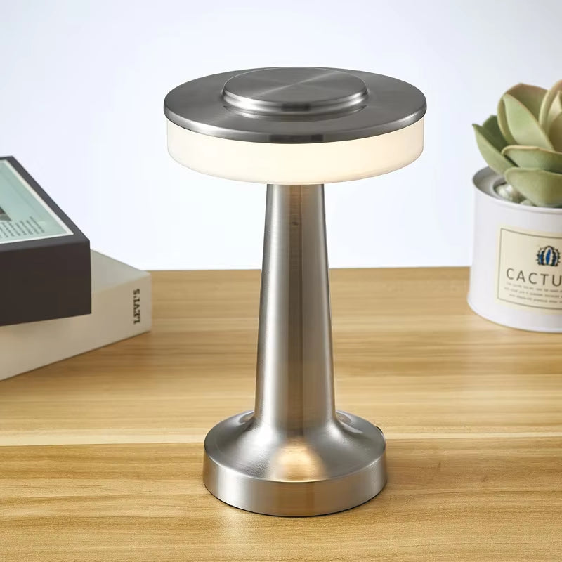 Touch Led Charging Table Lamp Creative Dining Hotel Bar Coffee Table Lamp Outdoor Night Light Living Room Decorative Desk Lamp