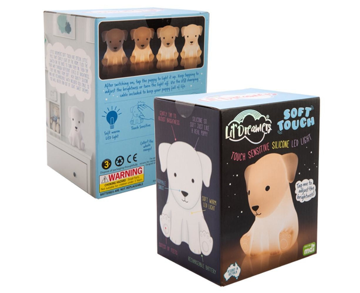 Lil Dreamers Puppy Soft Touch LED Night Light / Lamp